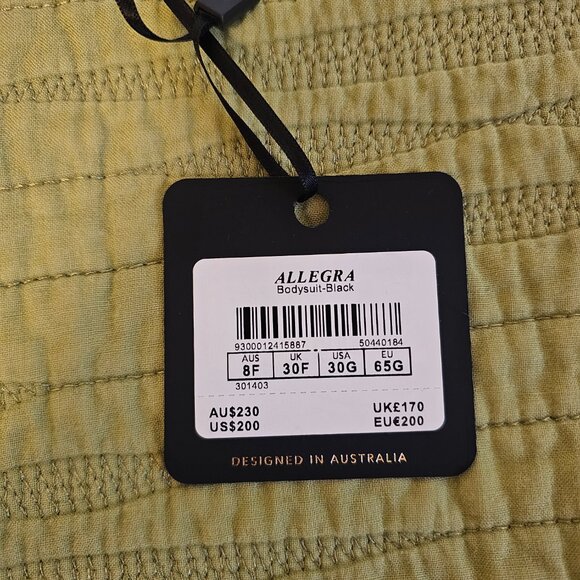 SOLD OUT Honey Birdette Allegra Bodysuit- Black- 30G- NWT - Picture 7 of 8